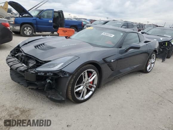 ✅ 2014 Chevrolet Corvette Z51 3LT • VIN: 1G1YM2D77E5106183 • Lot: 84393234. Listed on Copart with 19,986 mi. Free auction sales archive from the USA and detailed vehicle history report at DreamBid. Image 1.