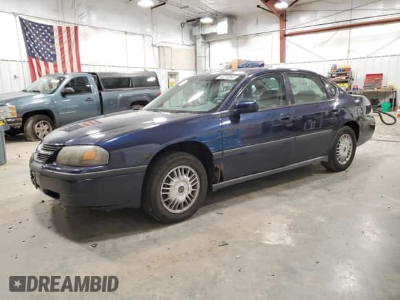 ✅ 2001 Chevrolet Impala • VIN: 2G1WF55K819337774 • Lot: 92218645. Listed on Copart with 155,086 mi. Free auction sales archive from the USA and detailed vehicle history report at DreamBid. Image 1.