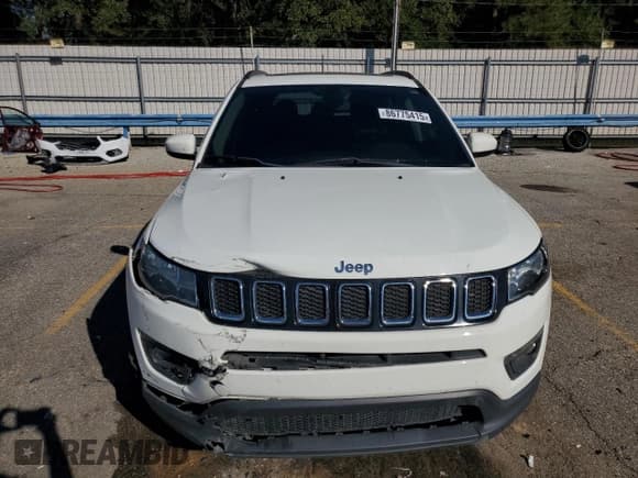 ✅ 2020 Jeep Compass Latitude • VIN: 3C4NJCBBXLT211684 • Lot: 86775415. Listed on Copart with 143,310 mi. Free auction sales archive from the USA and detailed vehicle history report at DreamBid. Image 5.