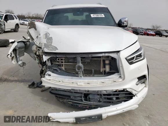 ✅ 2021 Infiniti QX80 Sensory • VIN: JN8AZ2BE0M9267630 • Lot: 47590705. Listed on Copart with 114,051 mi. Free auction sales archive from the USA and detailed vehicle history report at DreamBid. Image 5.