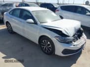 ✅ 2024 Volkswagen Jetta S • VIN: 3VW5M7BU8RM043611 • Lot: 43450782. Listed on IAAI with 21,074 mi. Free auction sales archive from the USA and detailed vehicle history report at DreamBid. Image 1.