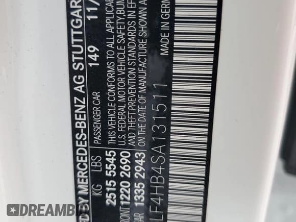 ✅ 2025 Mercedes-Benz E 350 • VIN: W1KLF4HB4SA131511 • Lot: 66153115. Wystawiony na Copart z przebiegiem 864 mil. Bezpłatny archiwum sprzedaży aukcyjnych z USA i szczegółowy raport historii pojazdu na DreamBid. Zdjęcie 13.