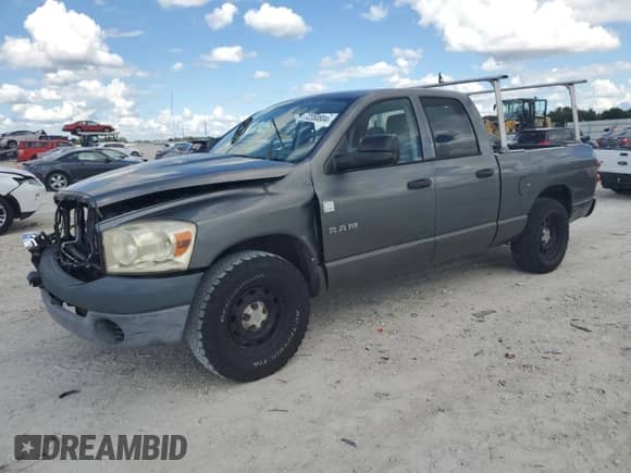 2008 Dodge 1500 SLT with VIN 1D7HA18N98S527501, listed as a Copart auction lot 72350804 with 194,952 mi miles and Salvage title. Bid and sale history available at DreamBid. Image 1.