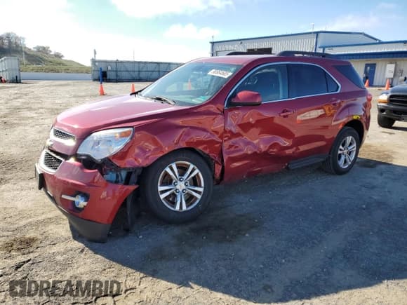 ✅ 2015 Chevrolet Equinox LT • VIN: 2GNALCEK7F1120566 • Лот: 90864685. Опубликован ранее на Copart с пробегом 100 443 миль. Бесплатный доступ к архиву аукционных продаж из США и подробный отчёт об истории автомобиля на DreamBid. Изображение 1.