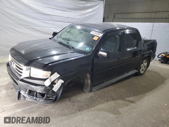 ✅ 2012 Honda Ridgeline RTL • VIN: 5FPYK1F52CB003811 • Lot: 61302695. Listed on Copart with Not provided. Free auction sales archive from the USA and detailed vehicle history report at DreamBid. Image 1.
