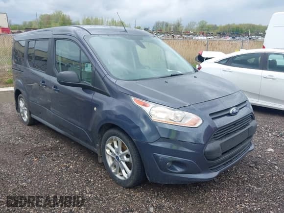 ✅ 2014 Ford Transit Connect XLT • VIN: NM0GE9F7XE1147658 • Lot: 42202490. Listed on IAAI with 196,748 mi. Free auction sales archive from the USA and detailed vehicle history report at DreamBid. Image 1.