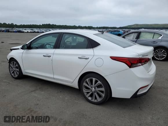 2022 Hyundai Accent Limited z VIN 3KPC34A61NE162765, wystawiony jako Copart lot #61811074 z przebiegiem 36 281 mil mil oraz Szkoda całkowita • Salvage title. Historia ofert i sprzedaży dostępna na DreamBid. Obrazek 2.