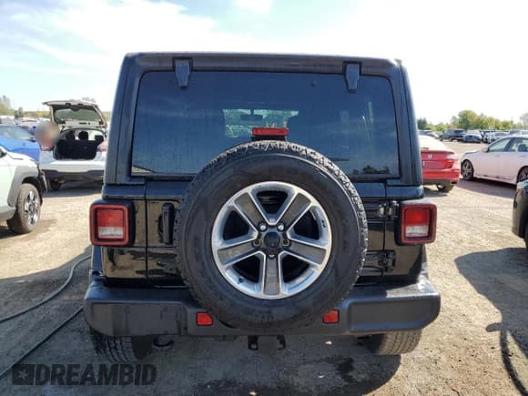 ✅ 2023 Jeep Wrangler Sahara • VIN: 1C4HJXEN6PW594940 • Лот: 71897055. Опубликован ранее на Copart с пробегом 97 380 миль. Бесплатный доступ к архиву аукционных продаж из США и подробный отчёт об истории автомобиля на DreamBid. Изображение 6.