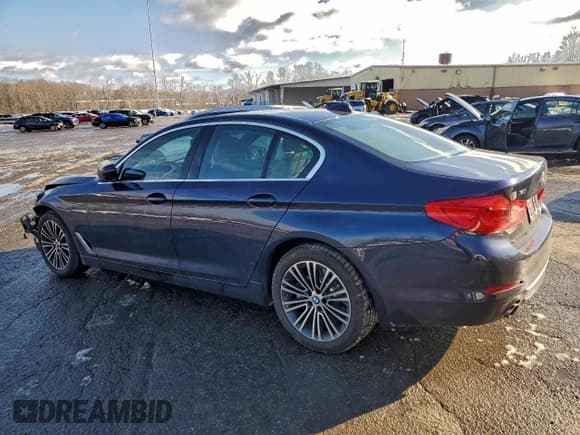 ✅ 2019 BMW 5 Series 530i xDrive • VIN: WBAJA7C50KWC78009 • Lot: 95082365. Listed on Copart with 78,749 mi. Free auction sales archive from the USA and detailed vehicle history report at DreamBid. Image 2.