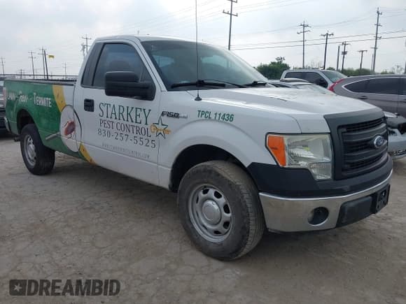 ✅ 2014 Ford F-150 XL • VIN: 1FTMF1CM3EKF20001 • Лот: 42278021. Опубликован ранее на IAAI с пробегом 173 637 миль. Бесплатный доступ к архиву аукционных продаж из США и подробный отчёт об истории автомобиля на DreamBid. Изображение 1.