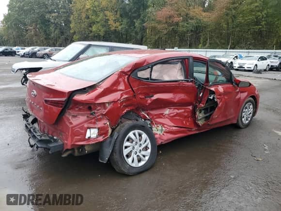 2020 Hyundai Elantra SE with VIN KMHD74LFXLU895879, listed as a Copart auction lot 86080975 with 118,550 mi miles and Salvage title. Bid and sale history available at DreamBid. Image 3.