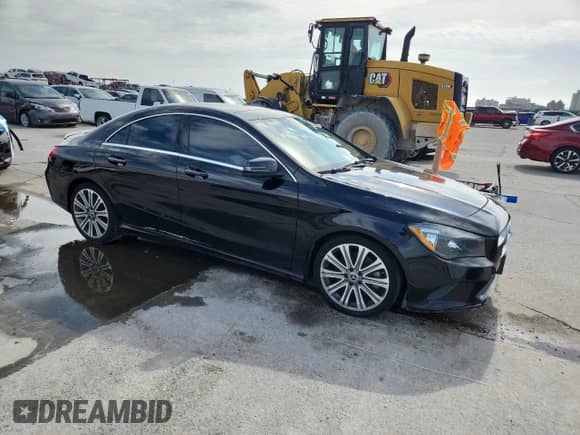 2018 Mercedes-Benz CLA 250 with VIN WDDSJ4EB8JN611573, listed as a Copart auction lot 84954035 with 90,006 mi miles and Salvage title. Bid and sale history available at DreamBid. Image 4.