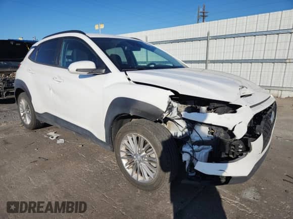 2021 Hyundai Kona SEL z VIN KM8K2CAA7MU747844, wystawiony jako Copart lot #69268615 z przebiegiem 87 147 mil mil oraz Szkoda całkowita • Salvage title. Historia ofert i sprzedaży dostępna na DreamBid. Obrazek 4.