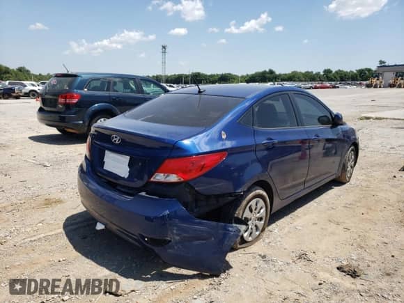 2016 Hyundai Accent SE с VIN KMHCT4AE5GU076673, выставлен на аукционе Copart как лот 72581332 с пробегом 137 796 миль миль и . История ставок и продаж доступна на DreamBid. Изображение 4.
