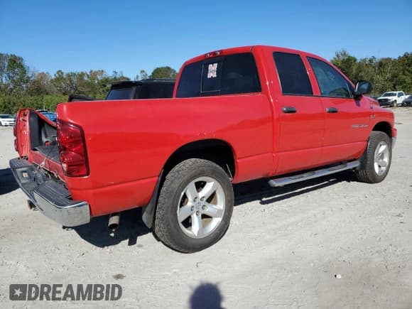 ✅ 2007 Dodge 1500 SLT • VIN: 1D7HU18287S257639 • Лот: 76090734. Опубликован ранее на Copart с пробегом 92 134 миль. Бесплатный доступ к архиву аукционных продаж из США и подробный отчёт об истории автомобиля на DreamBid. Изображение 3.