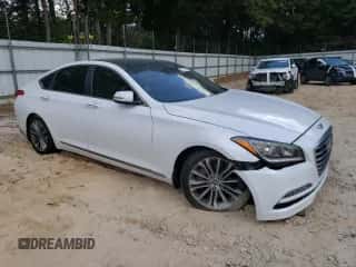 2016 Hyundai Genesis 3.8L z VIN KMHGN4JE0GU107517, wystawiony jako Copart lot #72142564 z przebiegiem 115 744 mil mil oraz Szkoda całkowita • Salvage title. Historia ofert i sprzedaży dostępna na DreamBid. Obrazek 4.