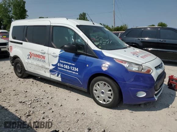 ✅ 2017 Ford Transit Connect XLT • VIN: NM0GS9F73H1328145 • Lot: 58512445. Listed on Copart with 114,950 mi. Free auction sales archive from the USA and detailed vehicle history report at DreamBid. Image 4.