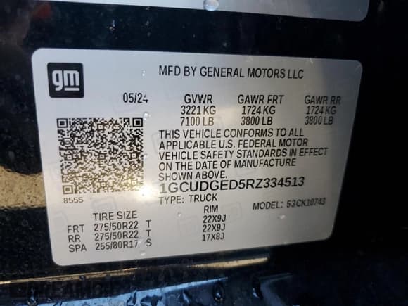 ✅ 2024 Chevrolet Silverado 1500 LTZ • VIN: 1GCUDGED5RZ334513 • Lot: 72068305. Listed on Copart with 37,740 mi. Free auction sales archive from the USA and detailed vehicle history report at DreamBid. Image 12.