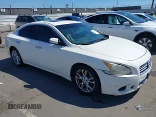 ✅ 2012 Nissan Maxima SV • VIN: 1N4AA5AP3CC868965 • Lot: 43215606. Listed on IAAI with 175,725 mi. Free auction sales archive from the USA and detailed vehicle history report at DreamBid. Image 1.