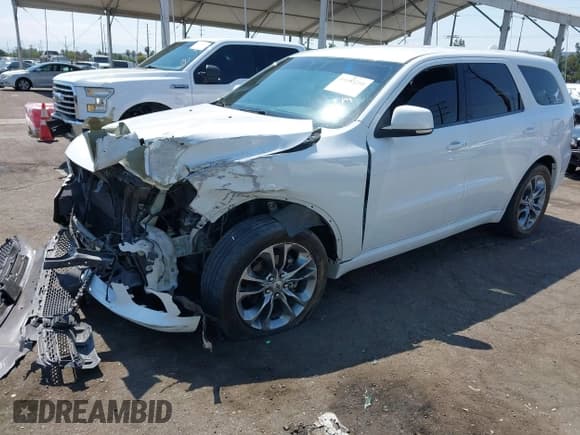 ✅ 2019 Dodge Durango GT Plus • VIN: 1C4RDHDG9KC824470 • Lot: 43193250. Listed on IAAI with 100,186 mi. Free auction sales archive from the USA and detailed vehicle history report at DreamBid. Image 2.