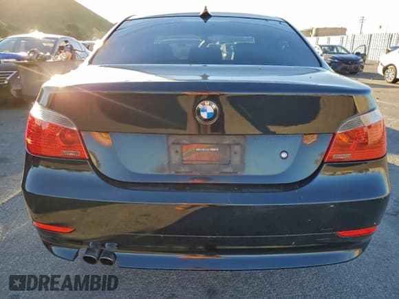 ✅ 2007 BMW 5 Series 530i • VIN: WBANE73507CM53970 • Lot: 95991415. Listed on Copart with 168,439 mi. Free auction sales archive from the USA and detailed vehicle history report at DreamBid. Image 6.