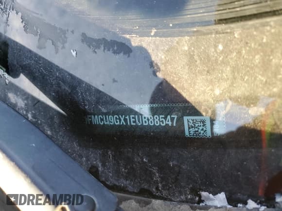 ✅ 2014 Ford Escape SE • VIN: 1FMCU9GX1EUB88547 • Лот: 87313925. Опубликован ранее на Copart с пробегом 158 852 миль. Бесплатный доступ к архиву аукционных продаж из США и подробный отчёт об истории автомобиля на DreamBid. Изображение 13.