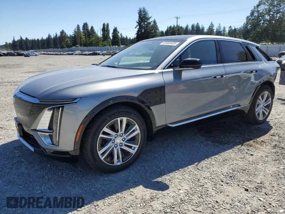 ✅ 2024 Cadillac LYRIQ Tech • VIN: 1GYKPMRK5RZ103983 • Lot: 63468405. Listed on Copart with 7,471 mi. Free auction sales archive from the USA and detailed vehicle history report at DreamBid. Image 1.