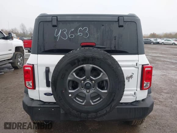 ✅ 2025 Ford Bronco Big Bend • VIN: 1FMDE7BH3SLA43663 • Lot: 42295299. Listed on IAAI with 3,737 mi. Free auction sales archive from the USA and detailed vehicle history report at DreamBid. Image 16.