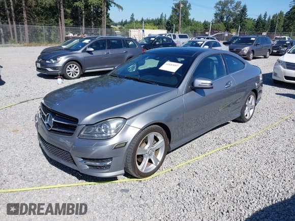 ✅ 2012 Mercedes-Benz C 250 • VIN: WDDGJ4HB4CF921797 • Lot: 42685097. Listed on IAAI with 85,804 mi. Free auction sales archive from the USA and detailed vehicle history report at DreamBid. Image 2.