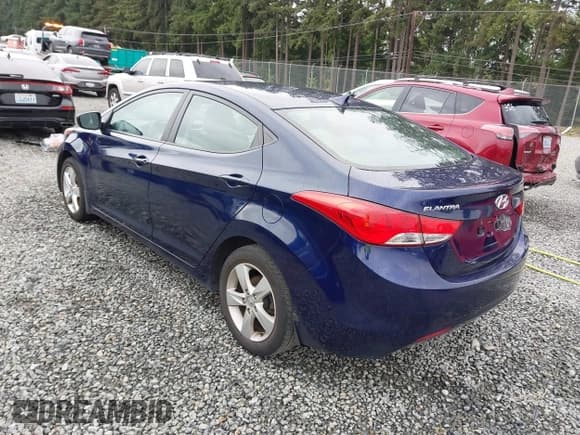 ✅ 2013 Hyundai Elantra GLS • VIN: 5NPDH4AE6DH172232 • Lot: 42624356. Listed on IAAI with 159,042 mi. Free auction sales archive from the USA and detailed vehicle history report at DreamBid. Image 3.