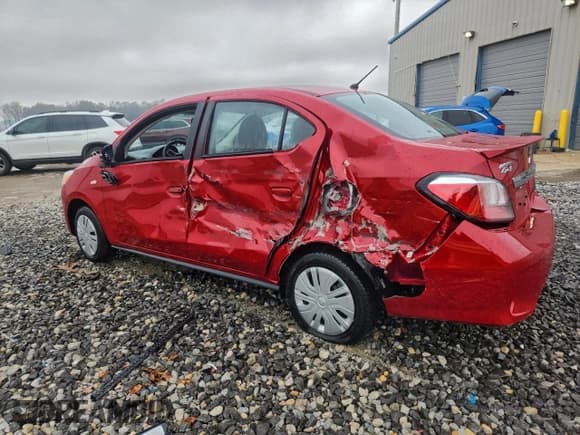 ✅ 2024 Mitsubishi Mirage ES • VIN: ML32FUFJ0RHF19438 • Lot: 95840035. Listed on Copart with 13,802 mi. Free auction sales archive from the USA and detailed vehicle history report at DreamBid. Image 2.