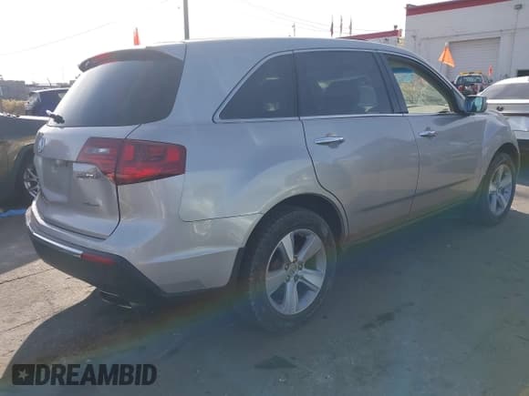 ✅ 2012 Acura MDX • VIN: 2HNYD2H2XCH545299 • Lot: 43634990. Listed on IAAI with 129,957 mi. Free auction sales archive from the USA and detailed vehicle history report at DreamBid. Image 4.