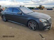 ✅ 2019 Mercedes-Benz S 63 AMG • VIN: WDDUG8JB8KA418823 • Lot: 70863665. Listed on Copart with 32,288 mi. Free auction sales archive from the USA and detailed vehicle history report at DreamBid. Image 4.