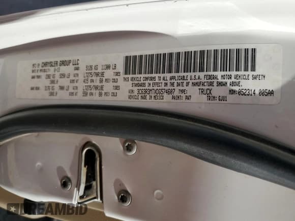 ✅ 2013 Ram 3500 • VIN: 3C63R3MTXDG574607 • Lot: 76043574. Wystawiony na Copart z przebiegiem 208 541 mil. Bezpłatny archiwum sprzedaży aukcyjnych z USA i szczegółowy raport historii pojazdu na DreamBid. Zdjęcie 13.