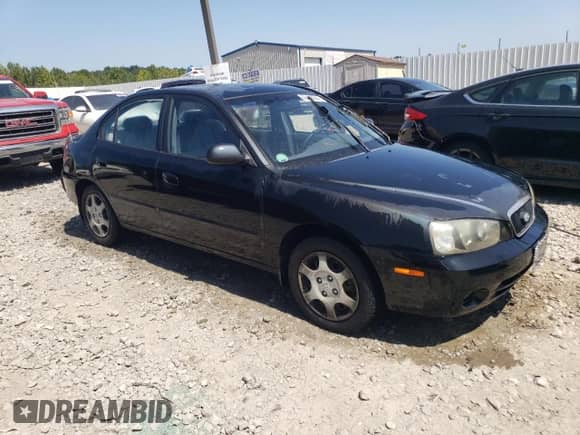 2002 Hyundai Elantra GLS with VIN KMHDN45D12U283599, listed as a Copart auction lot 68448964 with 199,576 mi miles and Non repairable. Bid and sale history available at DreamBid. Image 4.