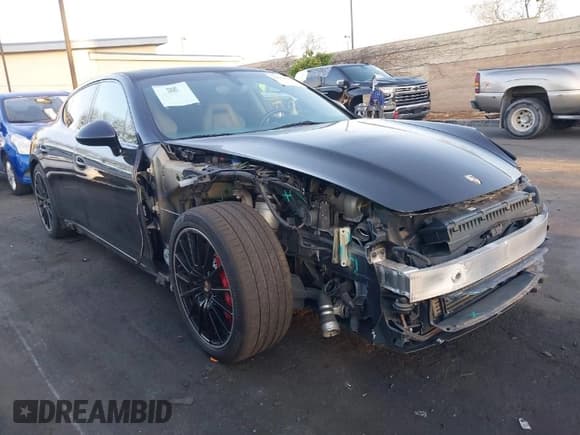 ✅ 2012 Porsche Panamera Turbo • VIN: WP0AC2A79CL090481 • Lot: 41954044. Listed on IAAI with 59,433 mi. Free auction sales archive from the USA and detailed vehicle history report at DreamBid. Image 1.