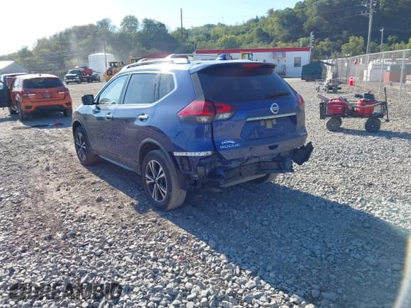 ✅ 2020 Nissan Rogue SV • VIN: JN8AT2MVXLW118415 • Lot: 43374897. Listed on IAAI with 76,189 mi. Free auction sales archive from the USA and detailed vehicle history report at DreamBid. Image 3.