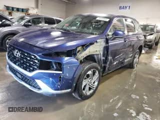 2022 Hyundai Santa Fe SE z VIN 5NMS1DAJ4NH383789, wystawiony jako Copart lot #79703944 z przebiegiem 30 717 mil mil oraz Szkoda całkowita • Salvage title. Historia ofert i sprzedaży dostępna na DreamBid. Obrazek 1.