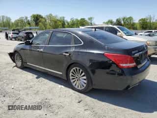 2014 Hyundai Equus Signature z VIN KMHGH4JH6EU075235, wystawiony jako Copart lot #52306685 z przebiegiem 170 363 mil mil oraz Szkoda całkowita • Salvage title. Historia ofert i sprzedaży dostępna na DreamBid. Obrazek 2.