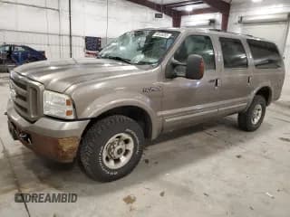 ✅ 2005 Ford Excursion Limited • VIN: 1FMSU43P15ED40308 • Lot: 90626355. Wystawiony na Copart z przebiegiem 289 754 mil. Bezpłatny archiwum sprzedaży aukcyjnych z USA i szczegółowy raport historii pojazdu na DreamBid. Zdjęcie 1.