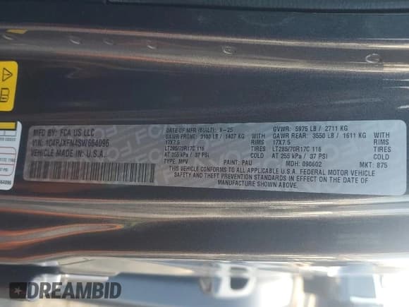 ✅ 2025 Jeep Wrangler Rubicon • VIN: 1C4PJXFN4SW664096 • Lot: 90347265. Listed on Copart with 994 mi. Free auction sales archive from the USA and detailed vehicle history report at DreamBid. Image 13.