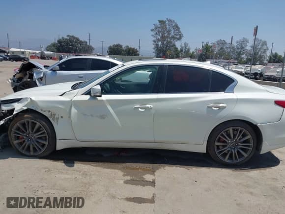 ✅ 2017 Infiniti Q50 Red Sport 400 • VIN: JN1FV7AP7HM851011 • Lot: 42518743. Listed on IAAI with Not provided. Free auction sales archive from the USA and detailed vehicle history report at DreamBid. Image 14.
