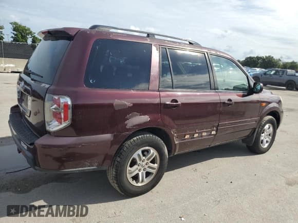 ✅ 2008 Honda Pilot VP • VIN: 5FNYF28208B031037 • Lot: 81068035. Listed on Copart with 222,264 mi. Free auction sales archive from the USA and detailed vehicle history report at DreamBid. Image 3.