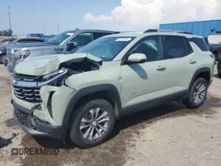 2025 Chevrolet Equinox FWD LT с VIN 3GNAXHEG8SL153064, выставлен на аукционе Copart как лот 62113225 с пробегом 11 857 миль миль и Чистый • Clean title. История ставок и продаж доступна на DreamBid. Изображение 1.