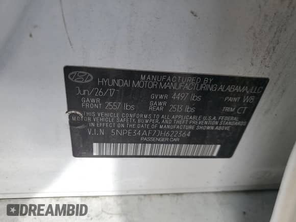 2018 Hyundai Sonata SEL with VIN 5NPE34AF7JH622364, listed as a Copart auction lot 91371035 with 137,985 mi miles and Clean title. Bid and sale history available at DreamBid. Image 12.