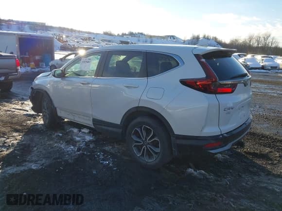 ✅ 2020 Honda CR-V EX-L • VIN: 5J6RW2H81LL047725 • Lot: 43828881. Listed on IAAI with 74,552 mi. Free auction sales archive from the USA and detailed vehicle history report at DreamBid. Image 3.