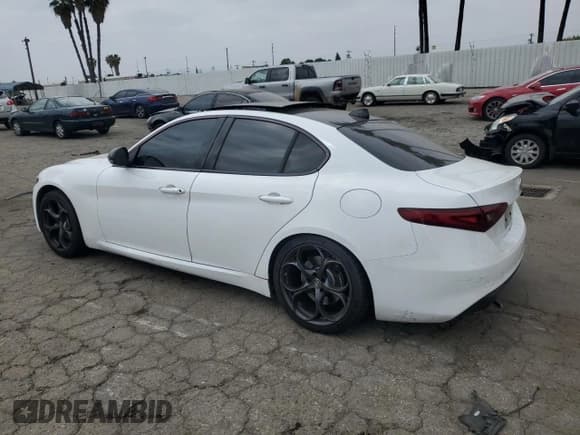 ✅ 2019 Alfa Romeo Giulia Ti Sport • VIN: ZARFAMBN6K7605647 • Lot: 54258525. Listed on Copart with 97,036 mi. Free auction sales archive from the USA and detailed vehicle history report at DreamBid. Image 2.