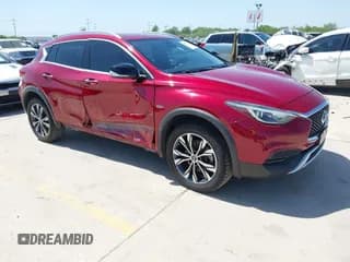 ✅ 2018 Infiniti QX30 Essential • VIN: SJKCH5CR7JA052036 • Lot: 41971980. Listed on IAAI with 84,817 mi. Free auction sales archive from the USA and detailed vehicle history report at DreamBid. Image 1.