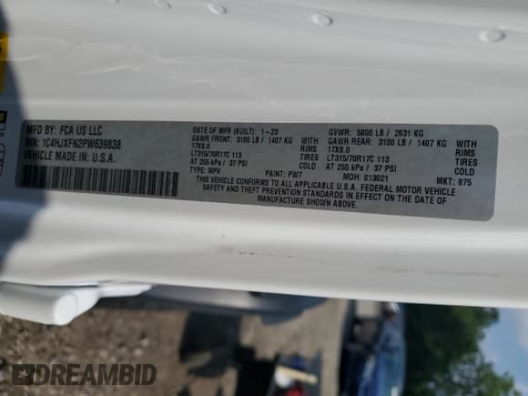 ✅ 2023 Jeep Wrangler Rubicon • VIN: 1C4HJXFN2PW639838 • Lot: 65577515. Wystawiony na Copart z przebiegiem 26 203 mil. Bezpłatny archiwum sprzedaży aukcyjnych z USA i szczegółowy raport historii pojazdu na DreamBid. Zdjęcie 13.