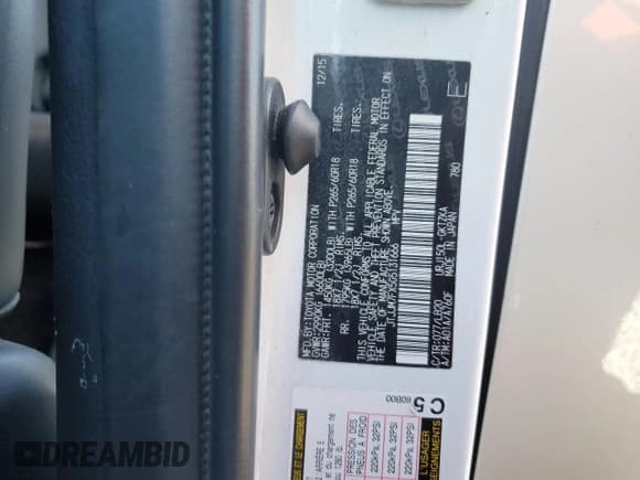 ✅ 2016 Lexus GX 460 Luxury • VIN: JTJJM7FX5G5131666 • Lot: 49314295. Wystawiony na Copart z przebiegiem 110 485 mil. Bezpłatny archiwum sprzedaży aukcyjnych z USA i szczegółowy raport historii pojazdu na DreamBid. Zdjęcie 14.